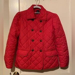 NWOT Ralph Lauren pink quilted barn jacket. Child size 16 (fits women’s size S)